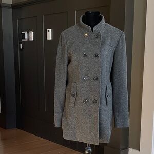 Levis Grey Wool Peacoat